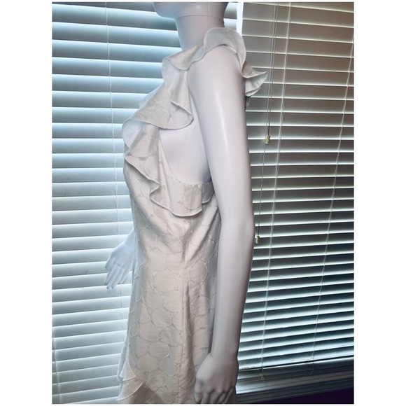 NWOT C/MEO Collective Magnetise Dress Ivory, Large - Picture 7 of 12